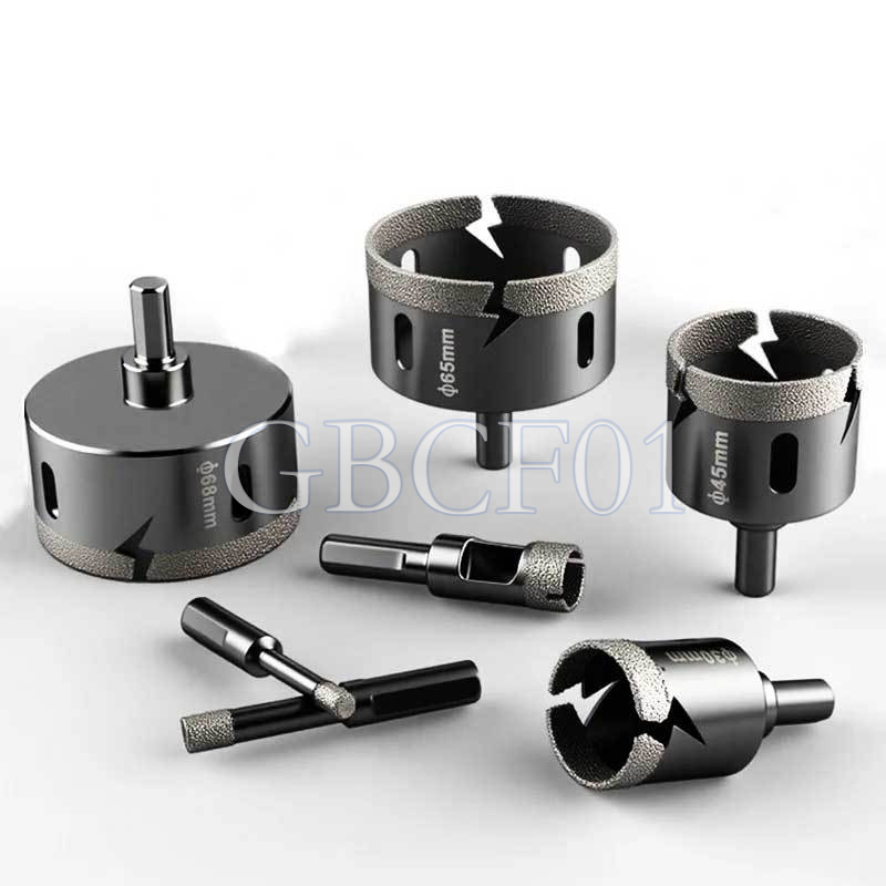 Core Drill Bit Diamond 100Mm - Seramik Karo, Granit, Mermer İçin Lehimli