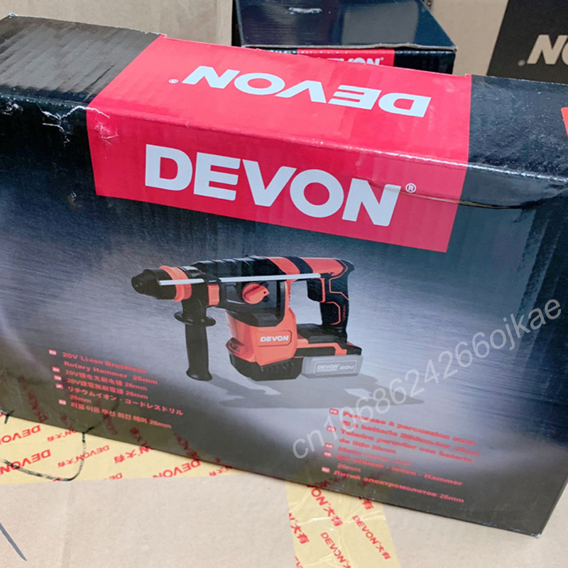 Cordless Rotary Hammer 20V Brushless - Devon Ağır Hizmet Tipi Kablosuz Döner