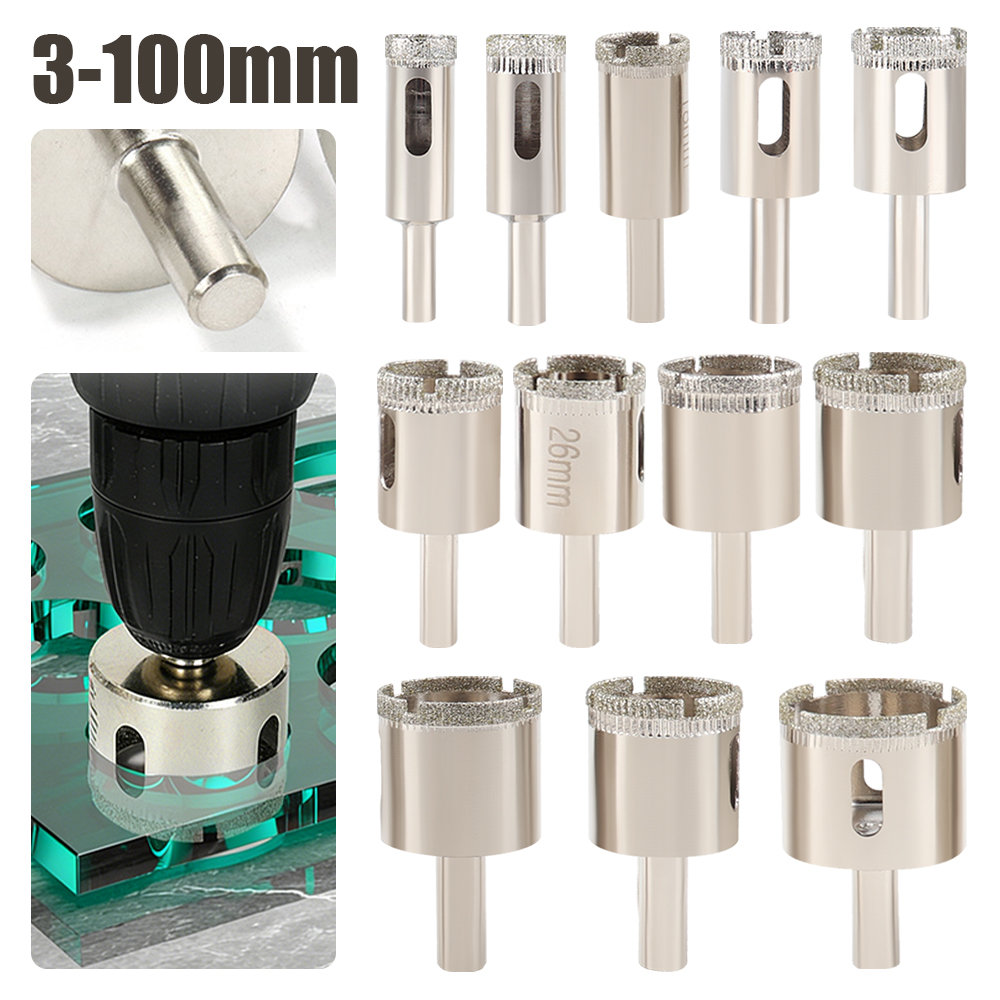 Core Drill Bit Diamond 100Mm - 1 Adet 3-100mm Cam Delik Testeresi