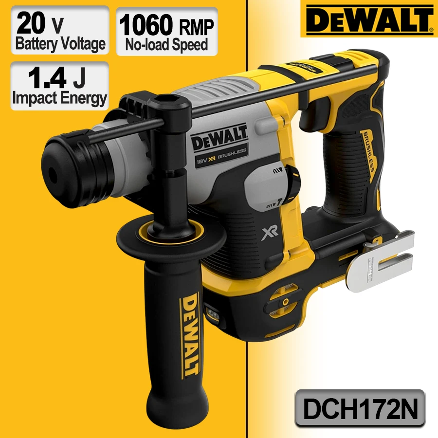 Cordless Rotary Hammer 20V Brushless - DeWalt DCH172N Akülü Şarj Edilebilir Elektrikli