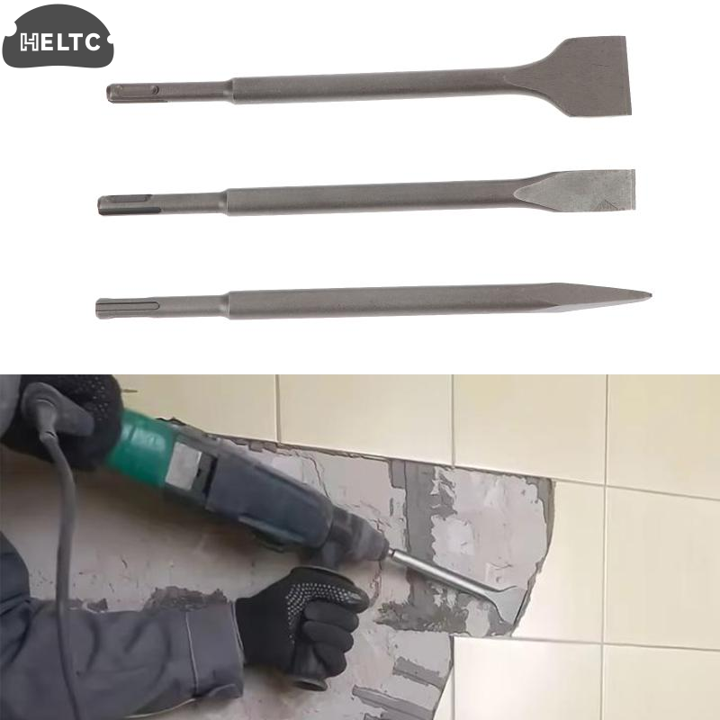 Rotary Hammer Chisel Bit Flat - 3 Parça SDS-Plus Saplı Keski Seti,