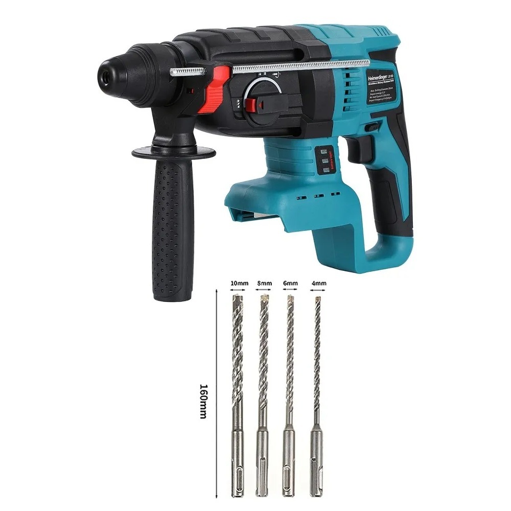 Rotary Hammer Drill Sds Plus 800W - Akülü Fırçasız 1-1/8