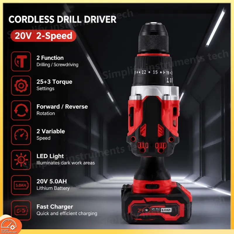 Hammer Drill Concrete 13Mm - 18V Fırçasız Akülü Darbeli Matkap 13mm