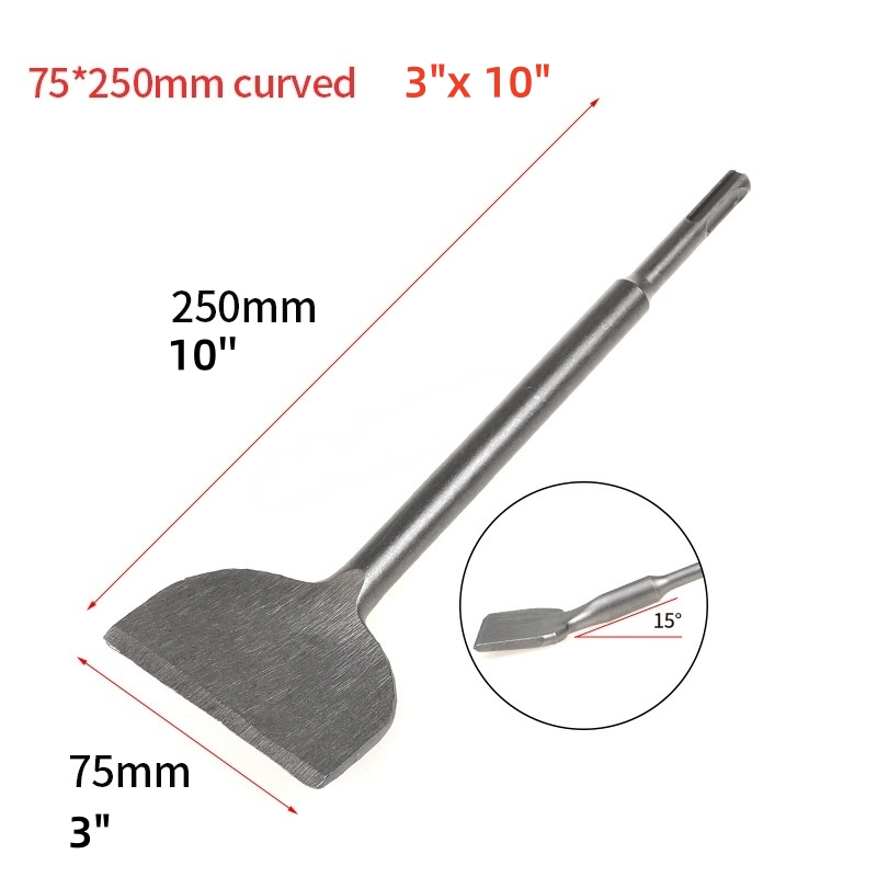 SDS Plus Keski Seti, 250 mm, E - Rotary Hammer Chisel Bit Flat incelemesi ve fiyatı