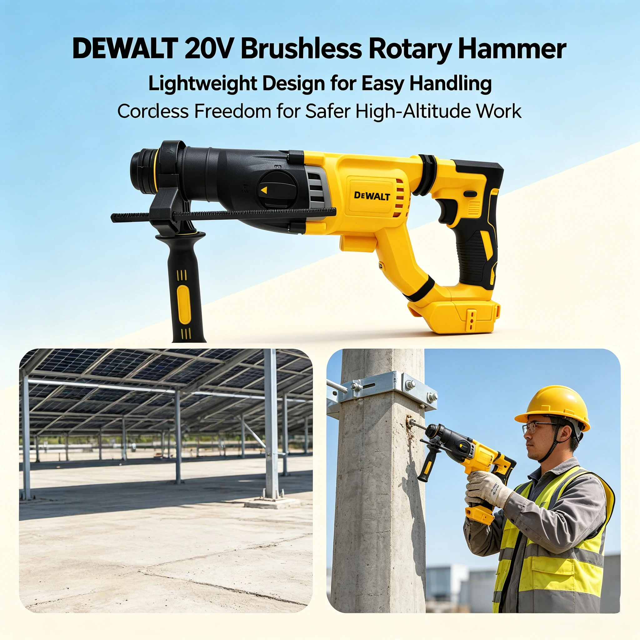 DEWALT DCH263 20V Şarjlı, Fırç - Cordless Rotary Hammer 20V Brushless incelemesi ve fiyatı