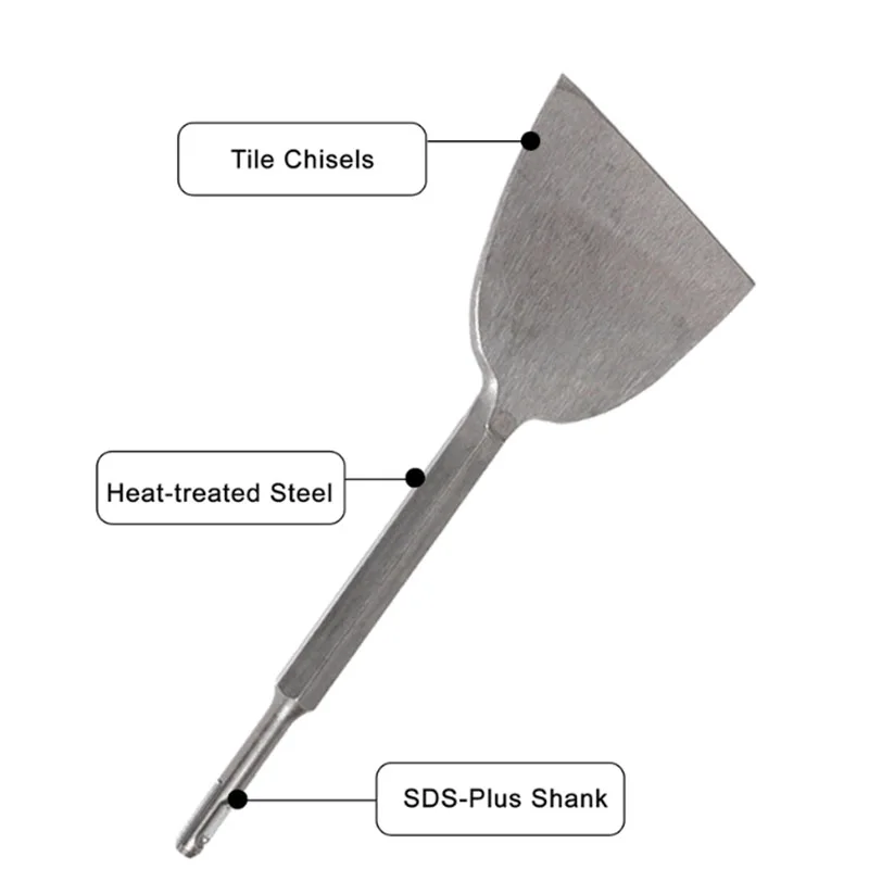 SDS-Plus Yuvarlak Şaftlı Kanal - Rotary Hammer Chisel Bit Flat incelemesi ve fiyatı