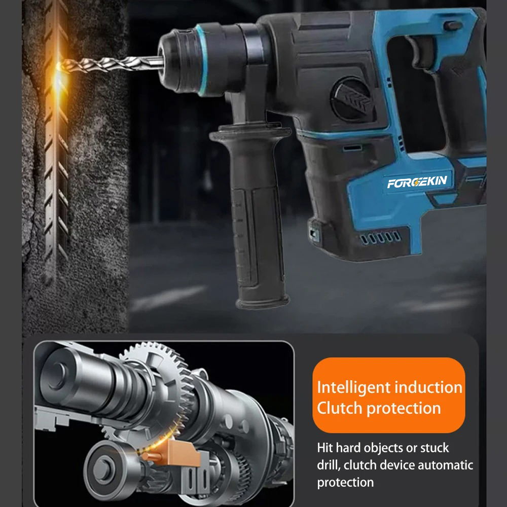 FORGEKIN 2500W Fırçasız Elektr - Cordless Rotary Hammer 20V Brushless incelemesi ve fiyatı