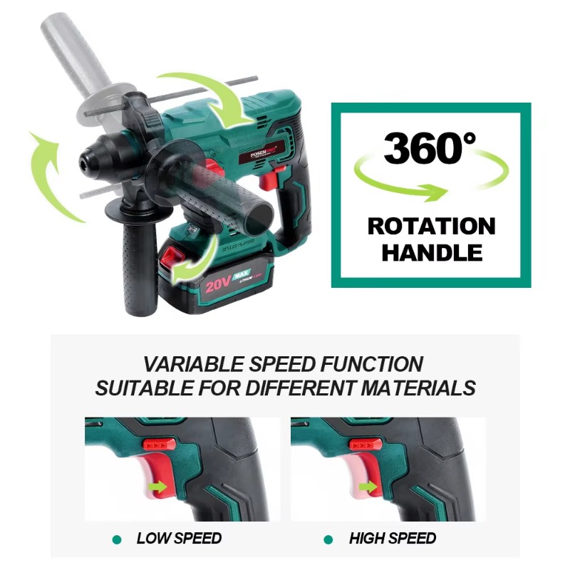 Toptan Satış İçin 20V Kablosuz - Cordless Rotary Hammer 20V Brushless incelemesi ve fiyatı