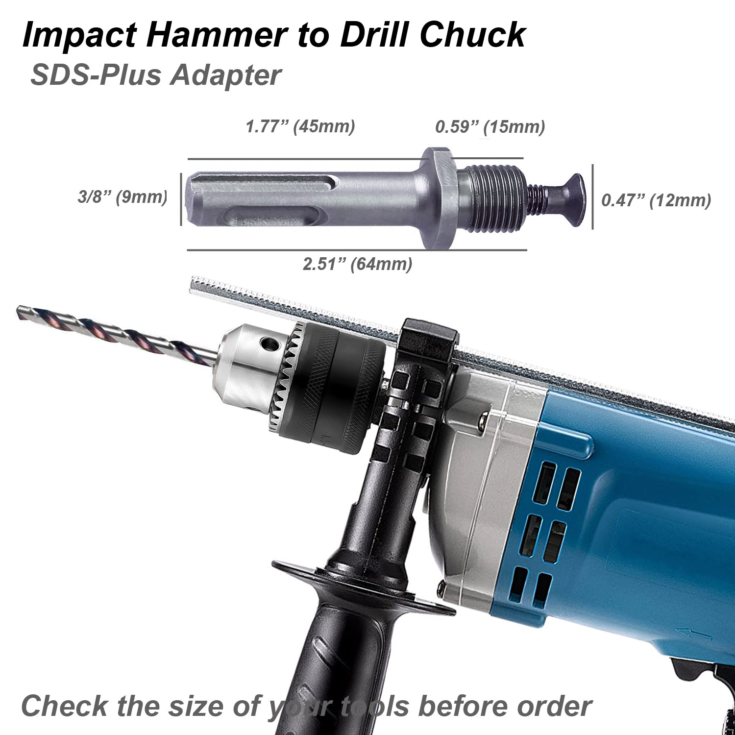 Matkap Chuck Dönüştürücü Adapt - Sds Plus Chuck Adapter incelemesi ve fiyatı