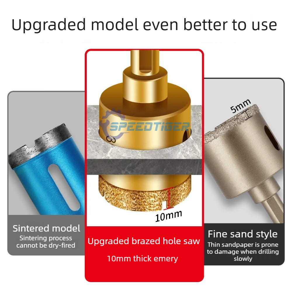 1 adet 6-100mm cam delik teste - Core Drill Bit Diamond 100Mm incelemesi ve fiyatı