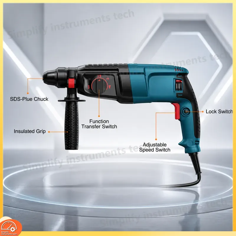 800W Döner Darbeli Matkap SDS  - Rotary Hammer Drill Sds Plus 800W incelemesi ve fiyatı