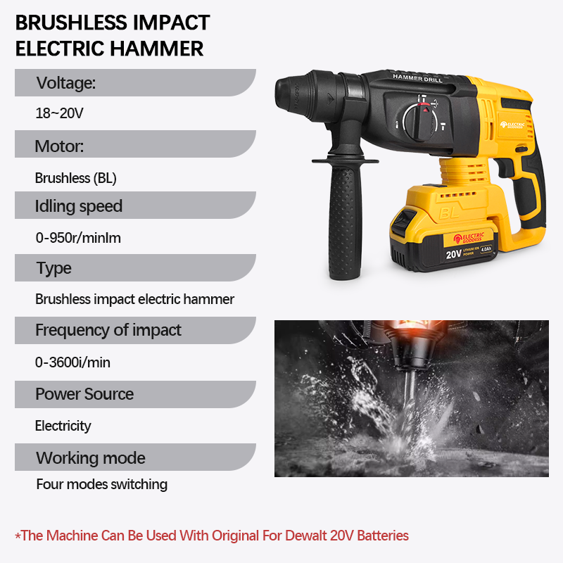 26MM Fırçasız Elektrikli Darbe - Rotary Hammer Drill 26Mm incelemesi ve fiyatı
