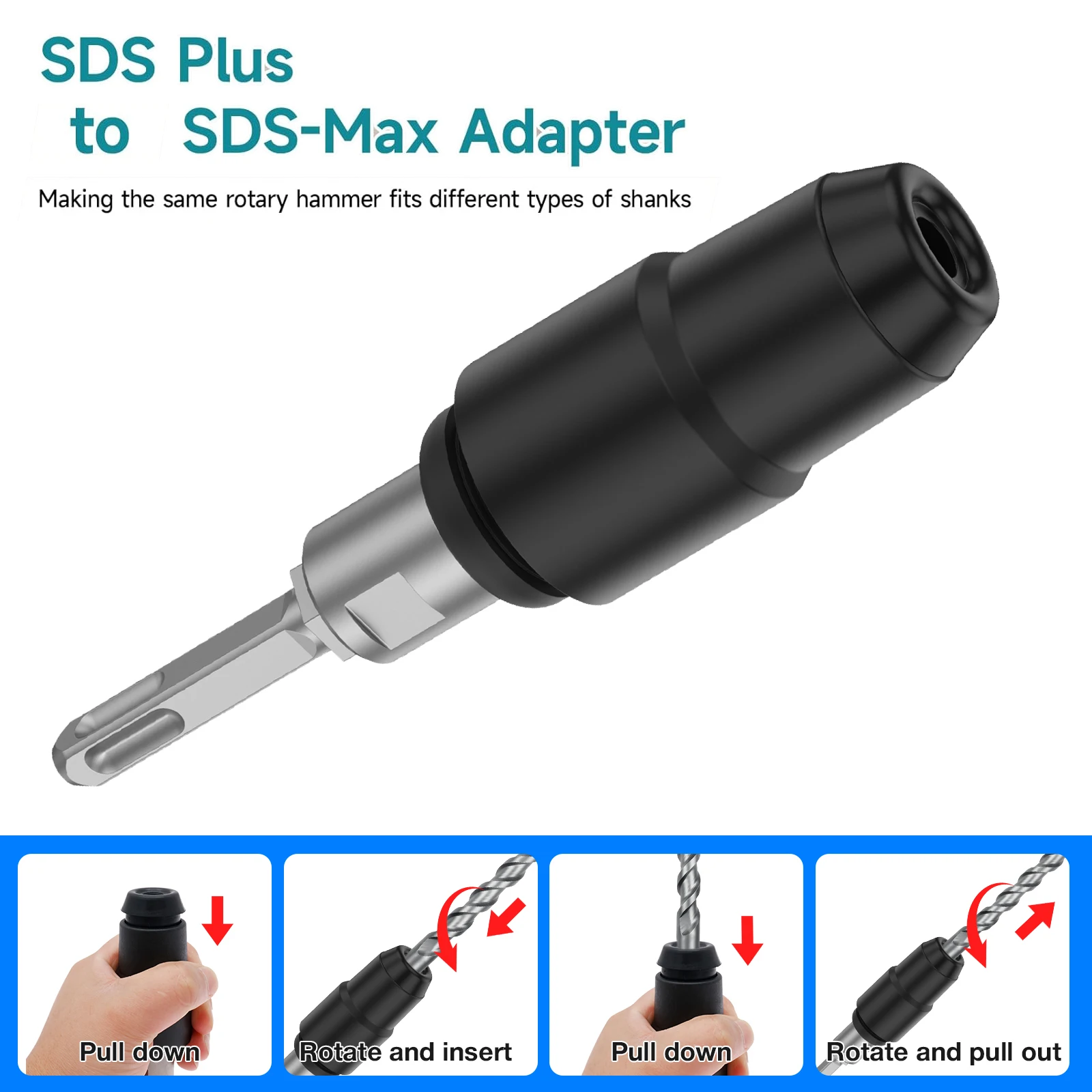 Döner Çekiçler için SDS-Plus - - Sds Plus Chuck Adapter incelemesi ve fiyatı