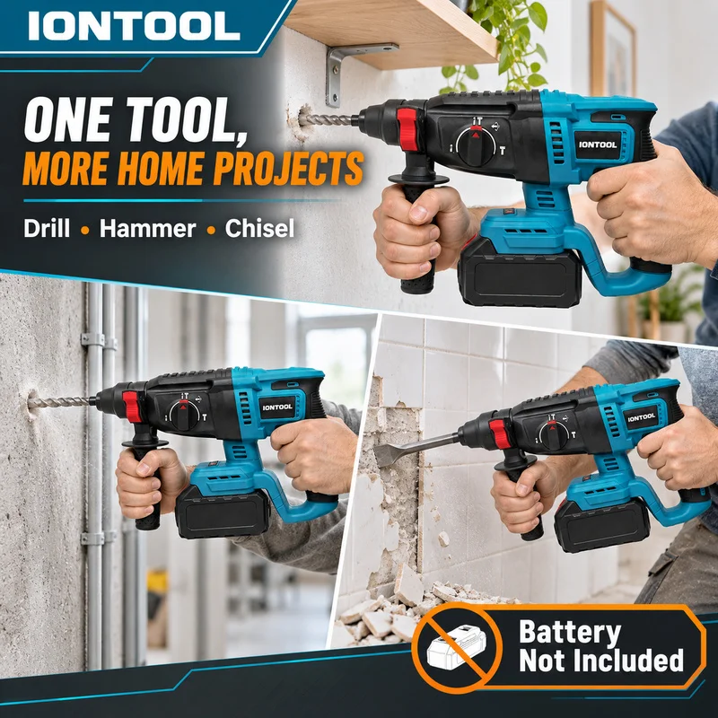 IONTOOL Kablosuz Döner Çekiçli - Rotary Hammer Drill 26Mm incelemesi ve fiyatı