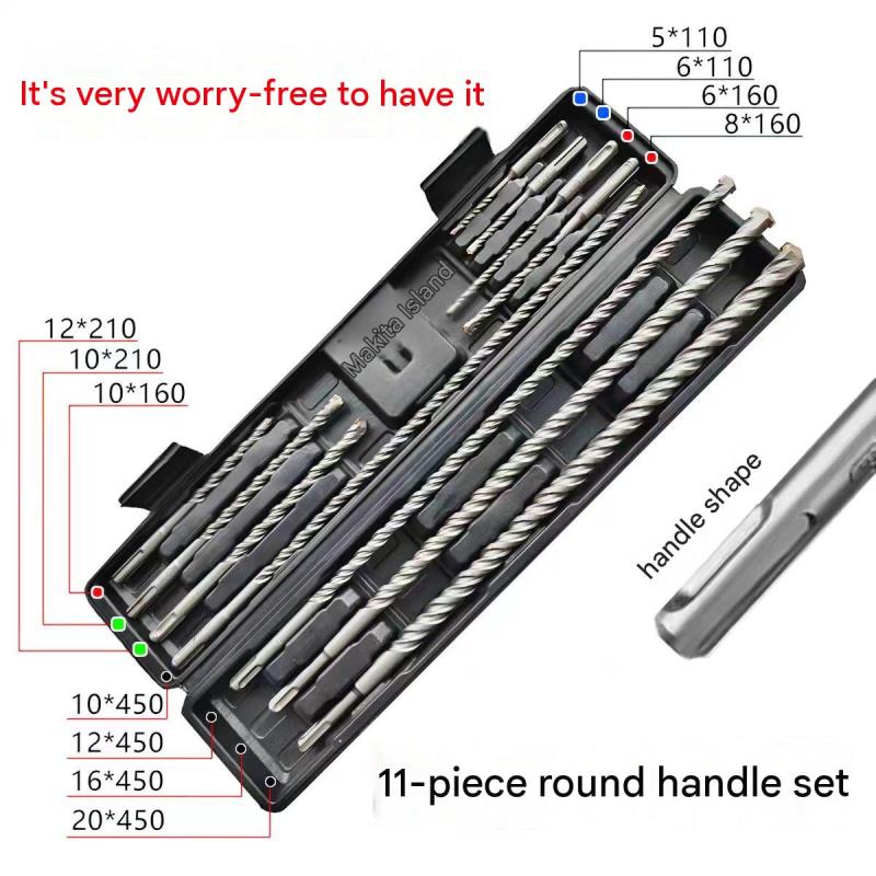 11 adet/17 adet SDS Plus döner - Rotary Hammer Chisel Bit Flat incelemesi ve fiyatı
