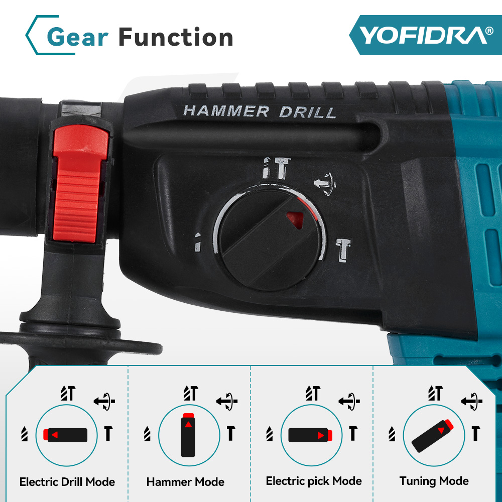YOFIDRA 26MM Fırçasız Elektrik - Rotary Hammer Drill 26Mm incelemesi ve fiyatı