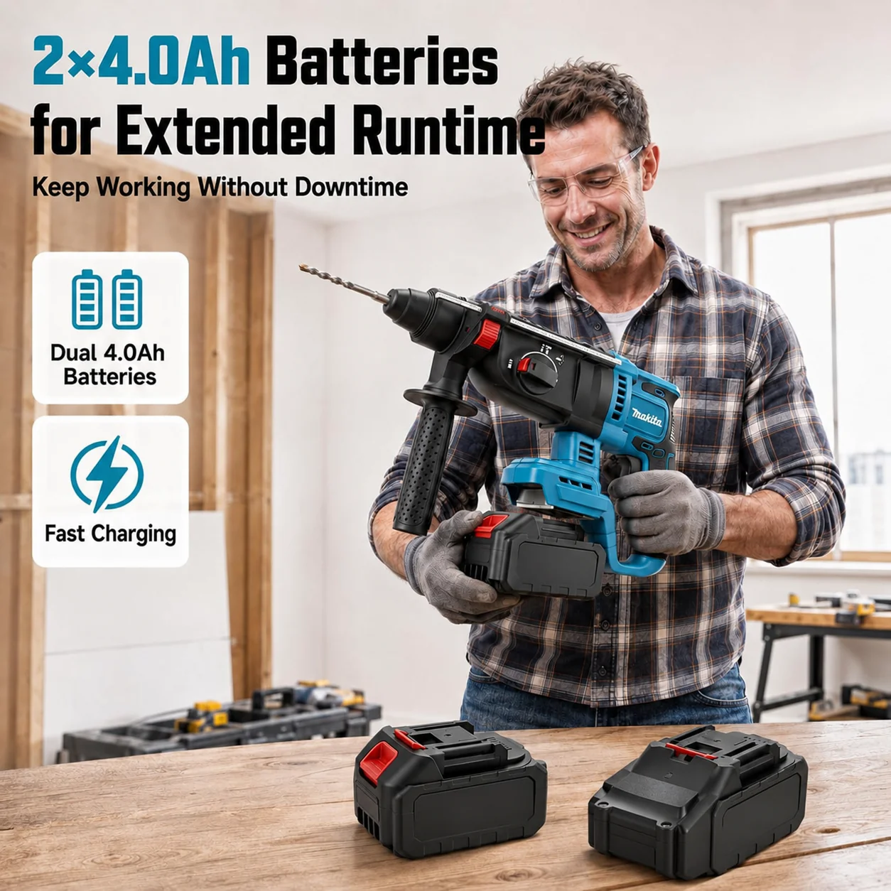 Makita DHR242 18V LXT ®   Li-i - Rotary Hammer Drill 26Mm incelemesi ve fiyatı
