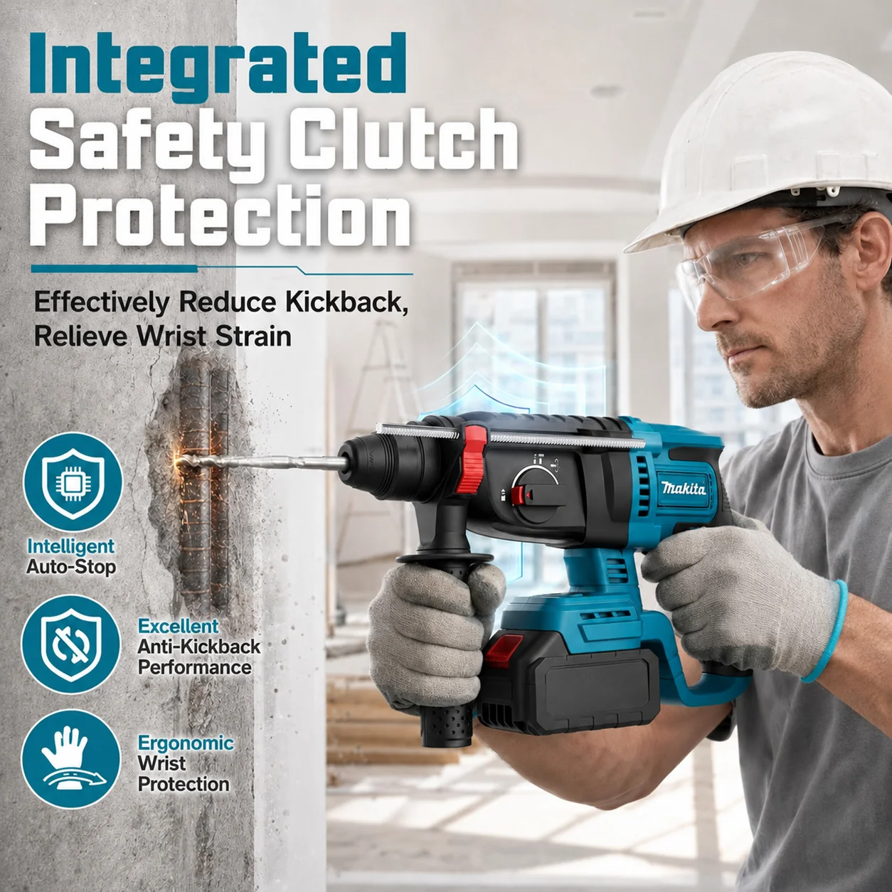 Makita DHR242 18V LXT ®   Li-i - Rotary Hammer Drill 26Mm incelemesi ve fiyatı