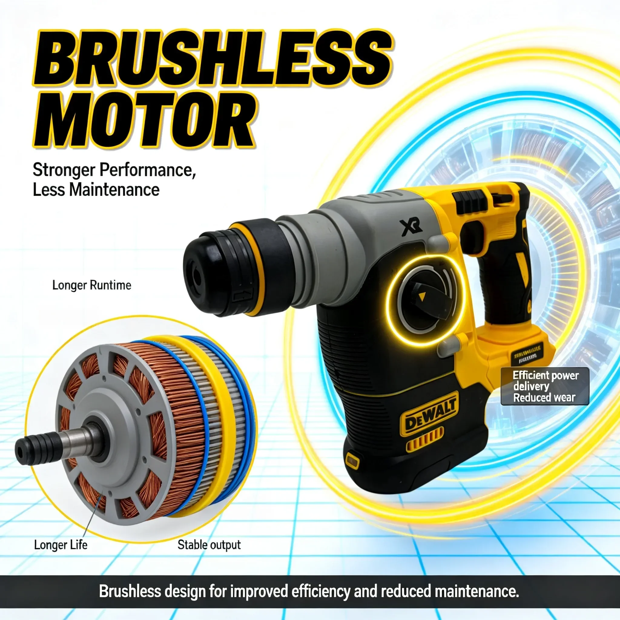 DEWALT DCH273 Kablosuz Döner Ç - Cordless Rotary Hammer 20V Brushless incelemesi ve fiyatı