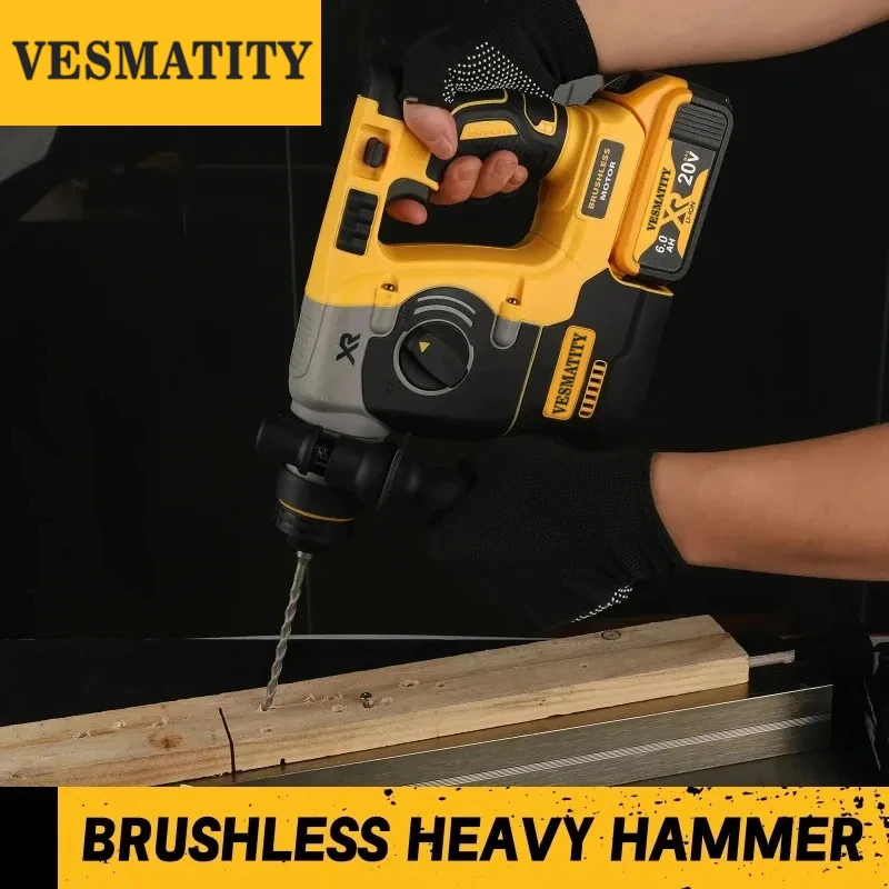 Şarjlı Çekiçli Matkap, 2 Modlu - Cordless Rotary Hammer 20V Brushless incelemesi ve fiyatı