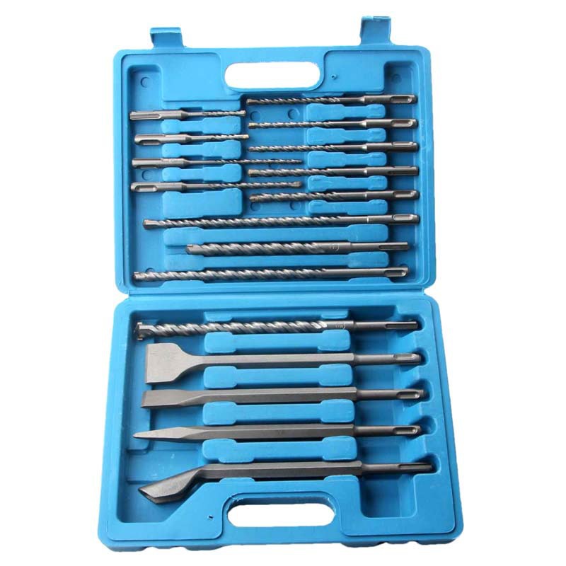 17 adet/takım elektrikli çekiç - Sds Plus Drill Bit Set 17Pcs incelemesi ve fiyatı