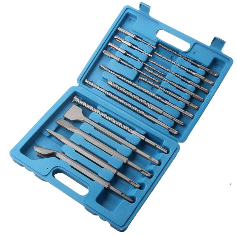 17 adet/takım elektrikli çekiç - Sds Plus Drill Bit Set 17Pcs incelemesi ve fiyatı