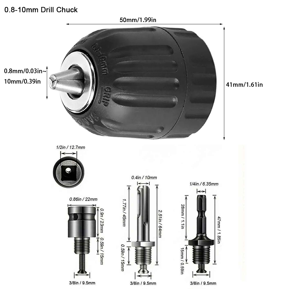 10mm/13mm Anahtarsız Matkap Ma - Sds Plus Chuck Adapter incelemesi ve fiyatı
