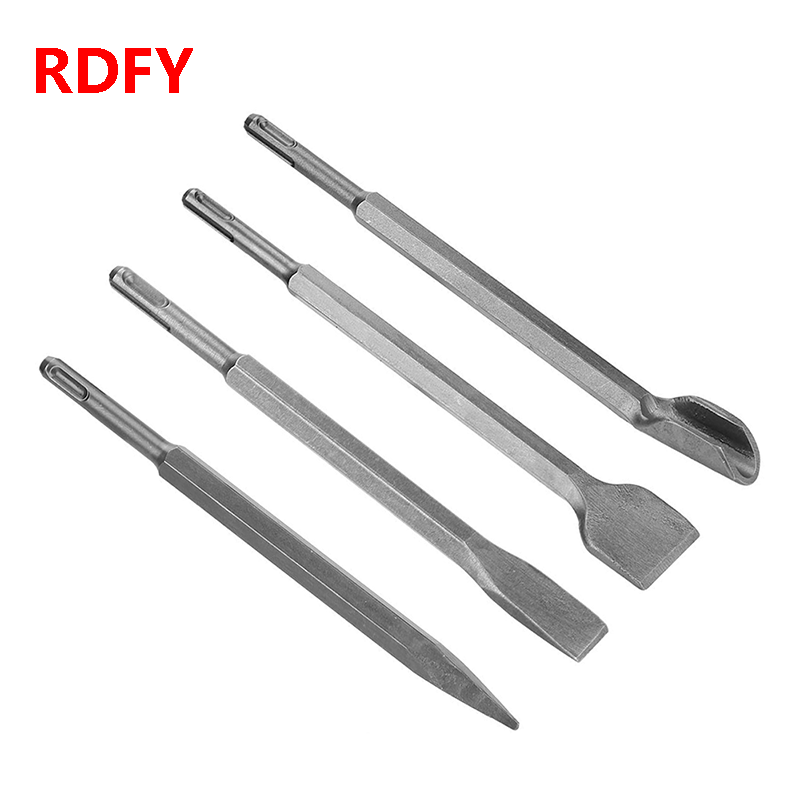 SDS PLUS döner çekiç uçları el - Rotary Hammer Chisel Bit Flat incelemesi ve fiyatı